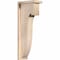 Ekena Millwork Del Monte Smooth Corbel w/Backplate, Douglas Fir, 5 1/2"W x 10"D x 26"H COR06X10X26DEL01SDF - alternate 1